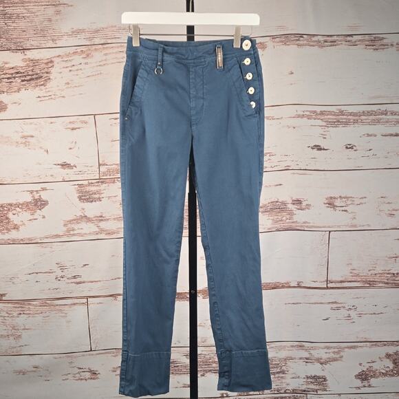 Interfashion Spa High Everyday Couture Pants Blue Size 4 - Picture 1 of 9
